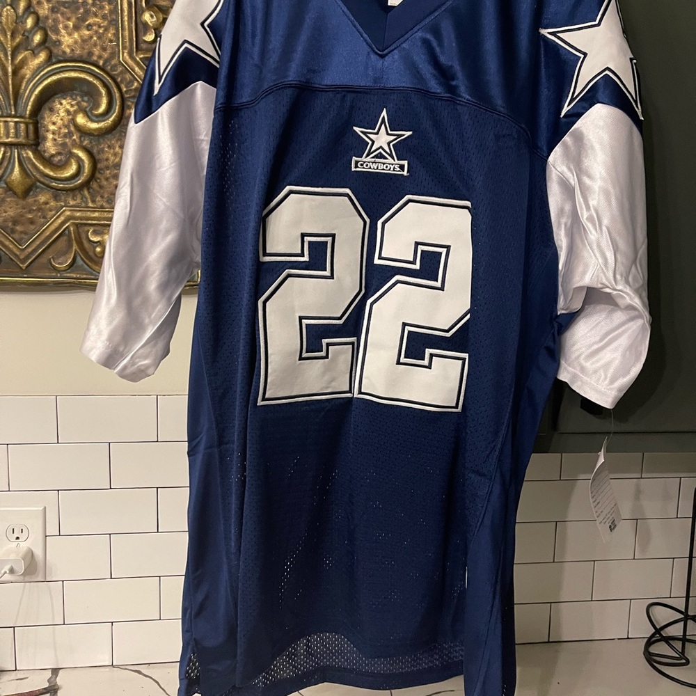 Men’s Vintage Emmitt Smith Cowboys NFL Jersey Size 3X.